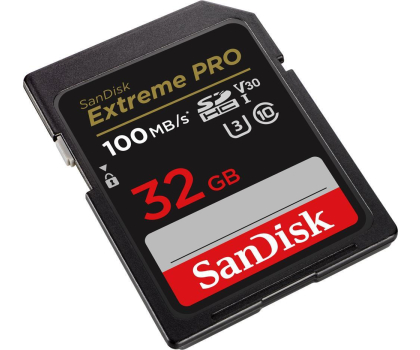 Karta pamięci Sandisk 32GB SDHC Extreme PRO 100MB/s A2 C10 V30 UHS-I U3
